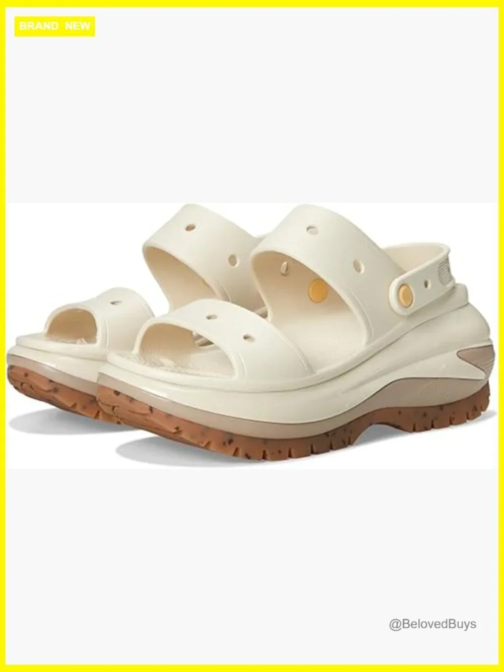 Classic Mega Crush Platform Wedge Sandals Mules Platform Heel